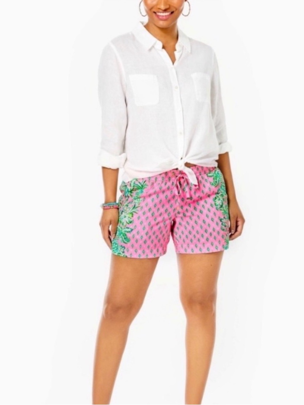 NWT Lilly Pulitzer Katia Shorts - Pink Shandy Size Small
